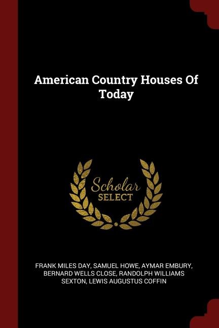 Couverture_American Country Houses Of Today