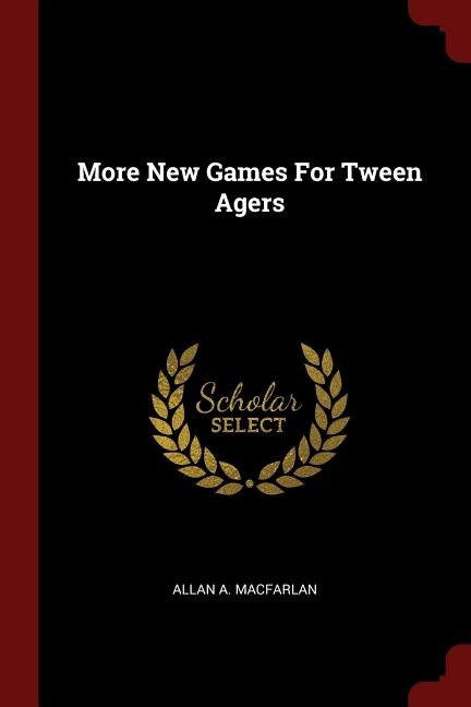 Front cover_More New Games For Tween Agers