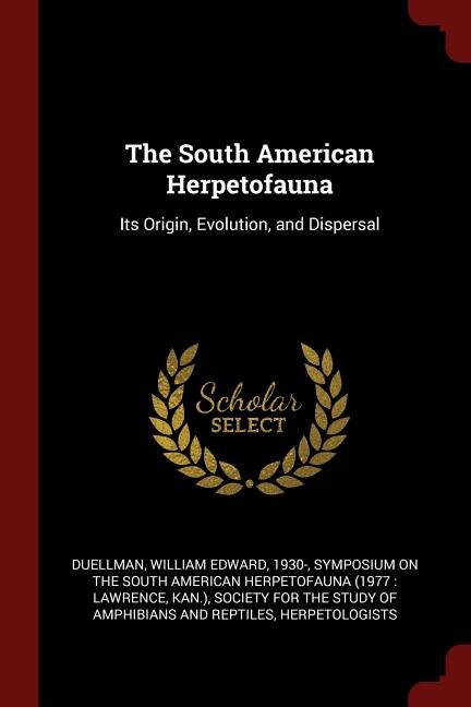Front cover_The South American Herpetofauna