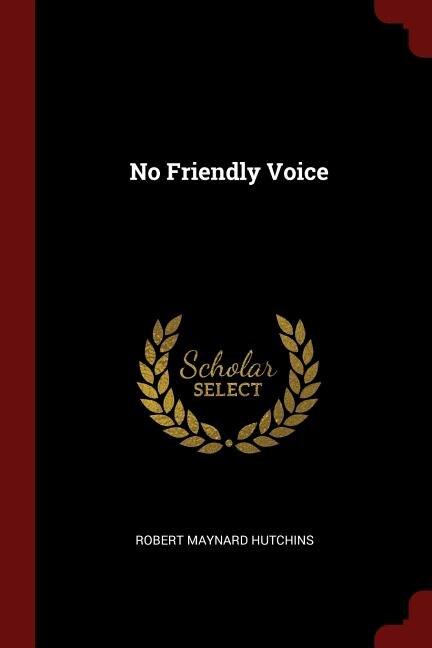 Couverture_No Friendly Voice