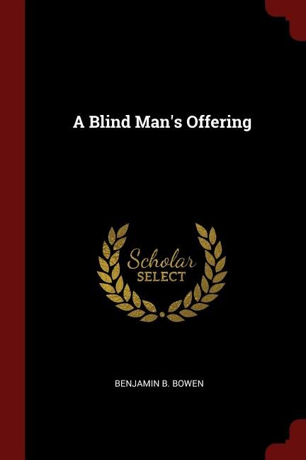Front cover_A Blind Man's Offering
