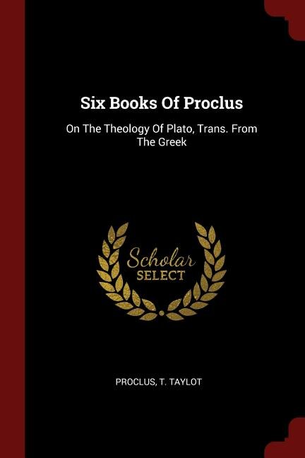 Front cover_Six Books Of Proclus