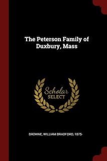 The Peterson Family of Duxbury, Mass