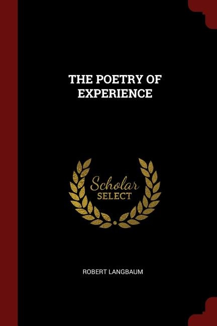 Front cover_THE POETRY OF EXPERIENCE