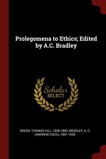 Front cover_Prolegomena to Ethics; Edited by A.C. Bradley