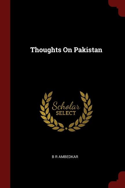 Front cover_Thoughts On Pakistan