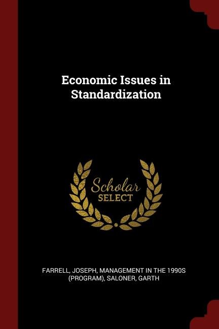 Front cover_Economic Issues in Standardization