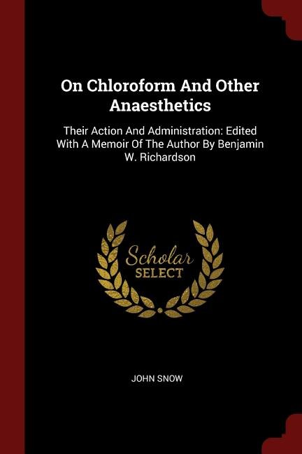 Front cover_On Chloroform And Other Anaesthetics