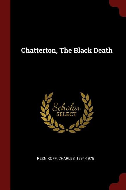 Couverture_Chatterton, The Black Death