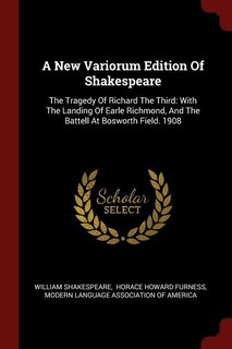 Couverture_A New Variorum Edition Of Shakespeare