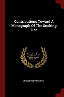Front cover_Contributions Toward A Monograph Of The Sucking Lice