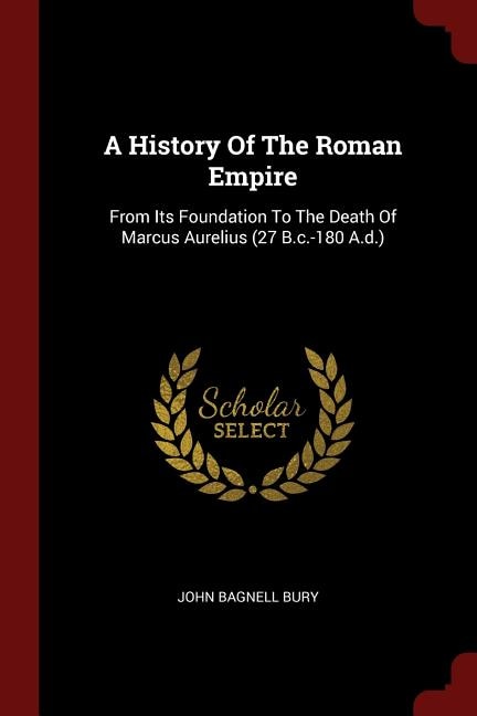 Couverture_A History Of The Roman Empire