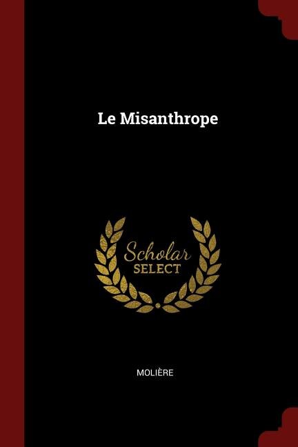 Front cover_Le Misanthrope