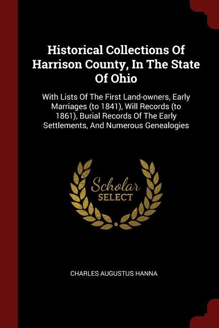 Front cover_Historical Collections Of Harrison County, In The State Of Ohio