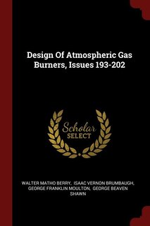 Front cover_Design Of Atmospheric Gas Burners, Issues 193-202