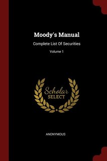 Couverture_Moody's Manual