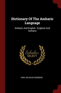 Front cover_Dictionary Of The Amharic Language