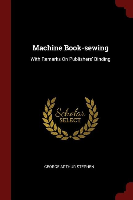 Front cover_Machine Book-sewing