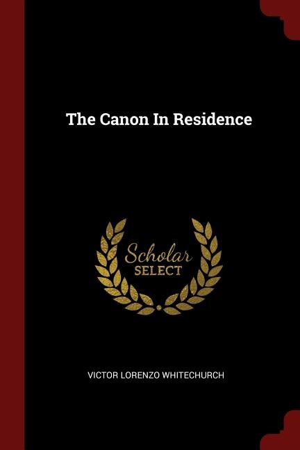 Couverture_The Canon In Residence