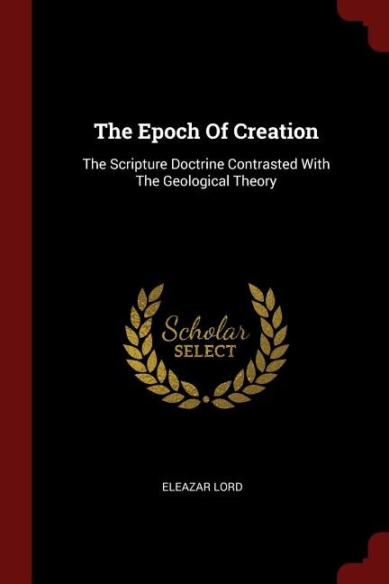 Couverture_The Epoch Of Creation