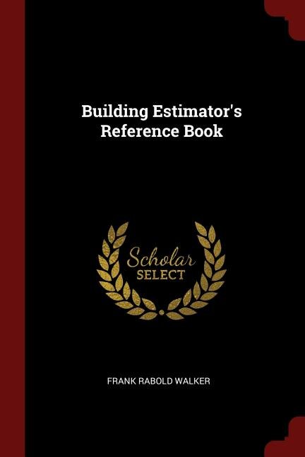 Couverture_Building Estimator's Reference Book