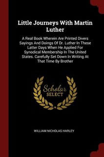 Front cover_Little Journeys With Martin Luther