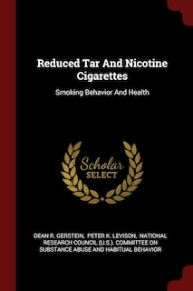 Front cover_Reduced Tar And Nicotine Cigarettes