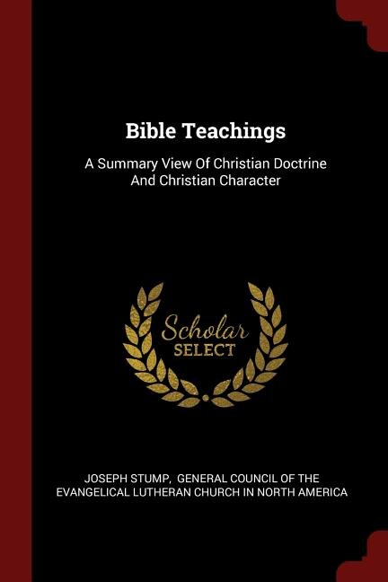Couverture_Bible Teachings