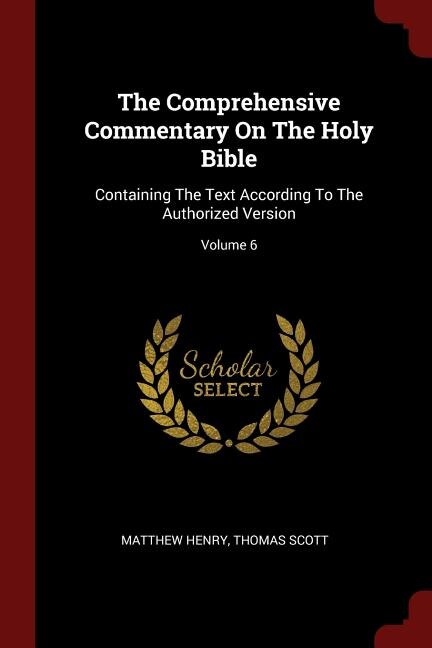 Couverture_The Comprehensive Commentary On The Holy Bible