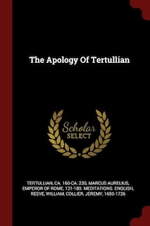 Front cover_The Apology Of Tertullian