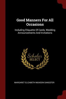 Couverture_Good Manners For All Occasions
