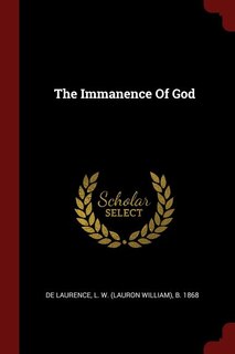 The Immanence Of God