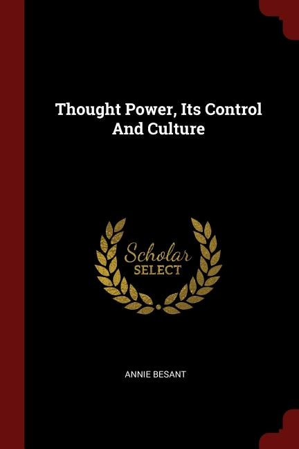 Couverture_Thought Power, Its Control And Culture