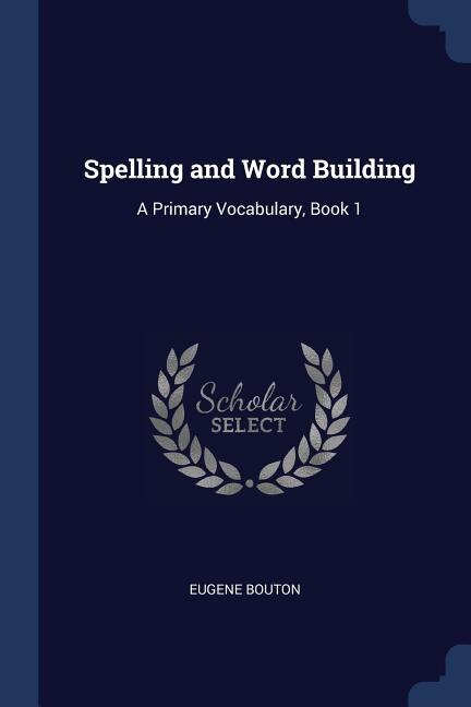 Front cover_Spelling and Word Building