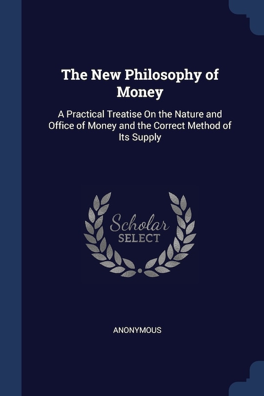 Front cover_The New Philosophy of Money