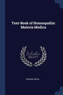 Front cover_Text-Book of Homeopathic Materia Medica