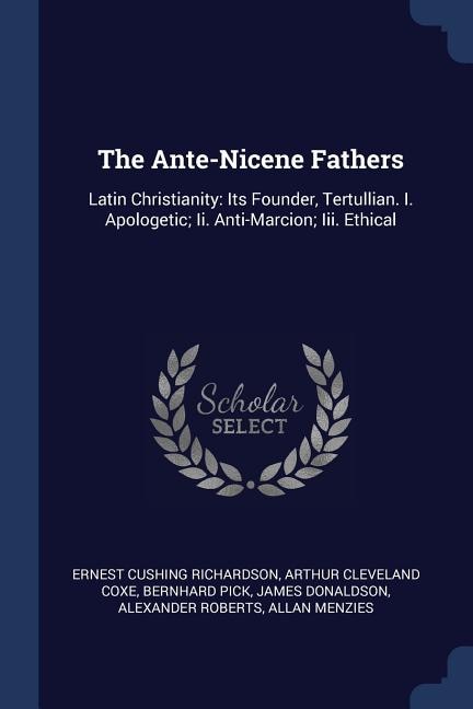 Couverture_The Ante-Nicene Fathers