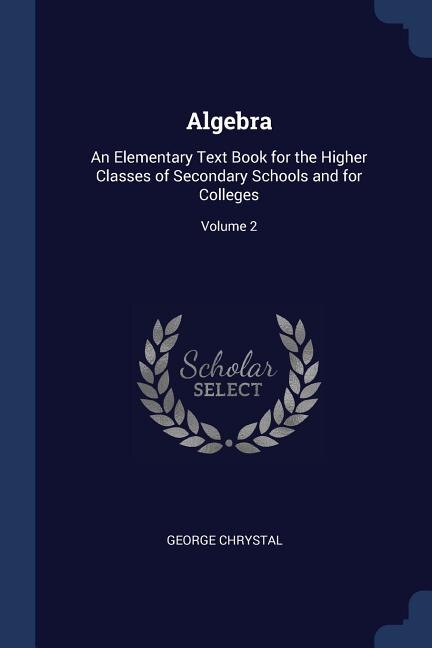 Front cover_Algebra
