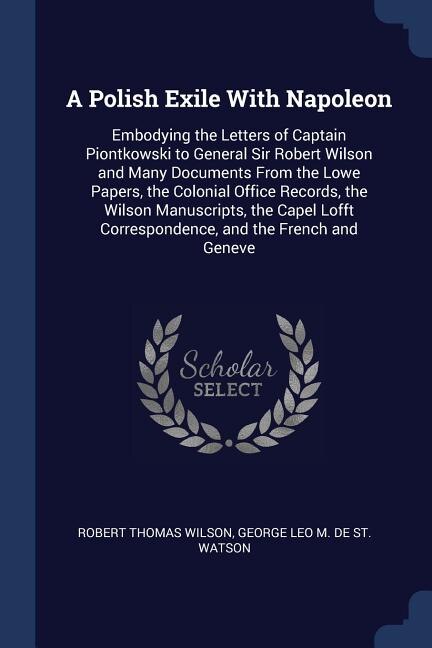 Front cover_A Polish Exile With Napoleon