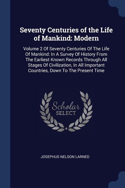 Couverture_Seventy Centuries of the Life of Mankind