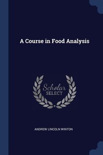 Couverture_A Course in Food Analysis
