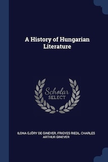 Front cover_A History of Hungarian Literature