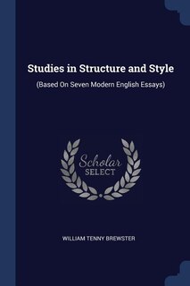Couverture_Studies in Structure and Style