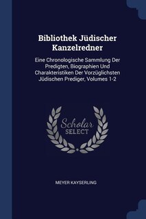 Couverture_Bibliothek Jüdischer Kanzelredner