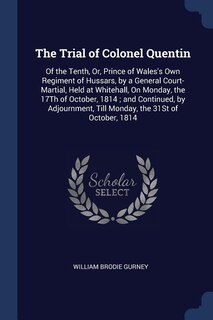 Front cover_The Trial of Colonel Quentin