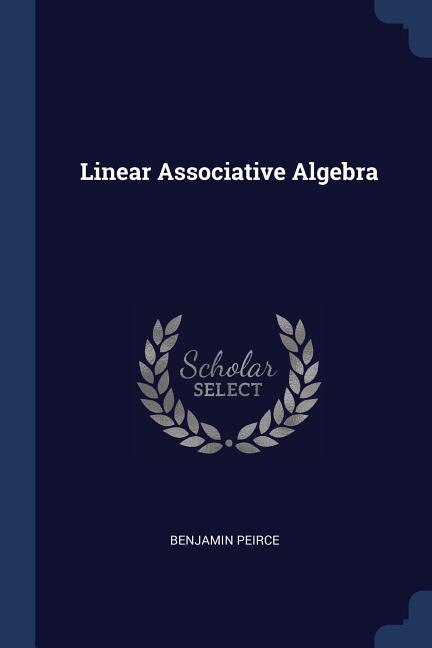 Front cover_Linear Associative Algebra