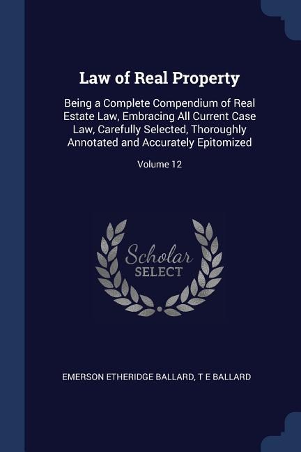 Couverture_Law of Real Property