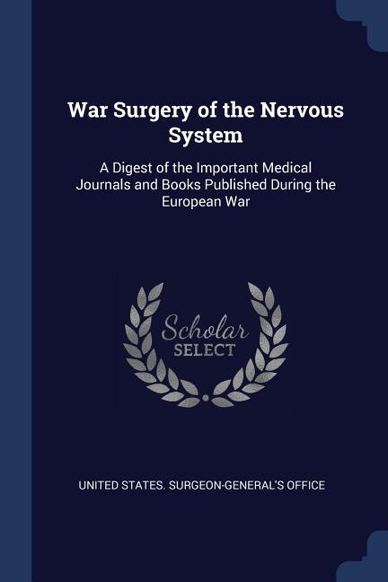 Front cover_War Surgery of the Nervous System