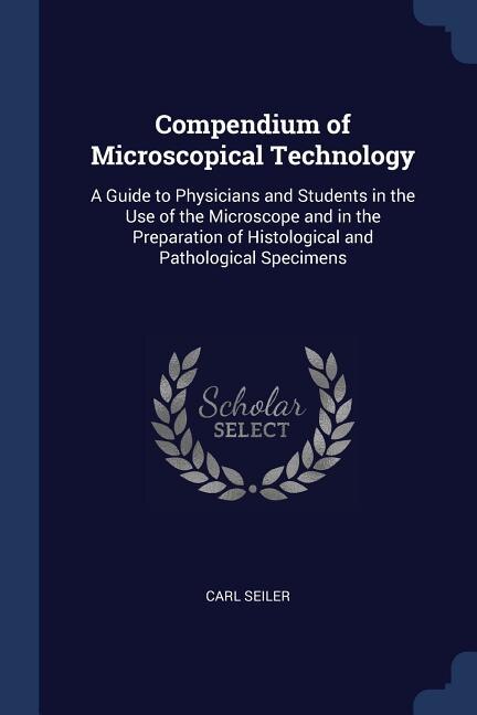 Front cover_Compendium of Microscopical Technology