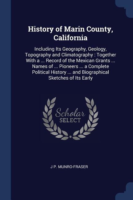 Front cover_History of Marin County, California